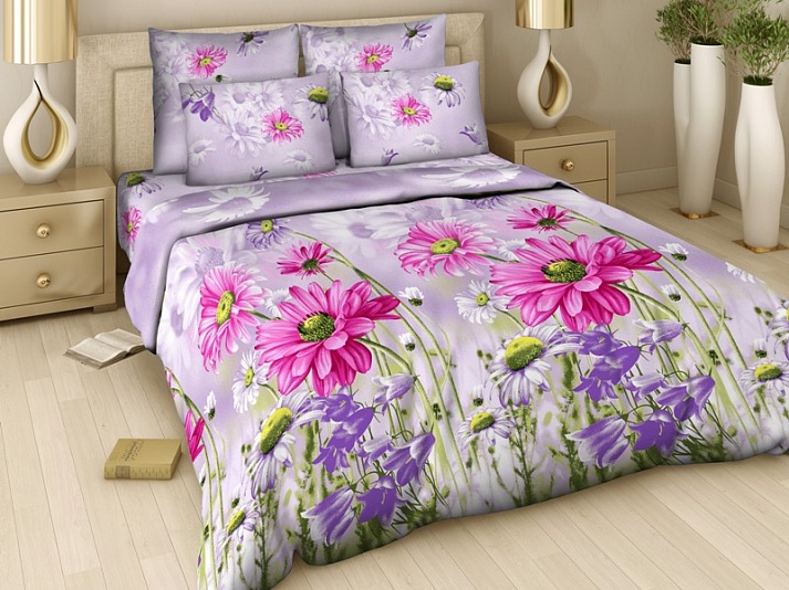 Poplin bed linen "Chamel" | Online store of linen products «Linife»