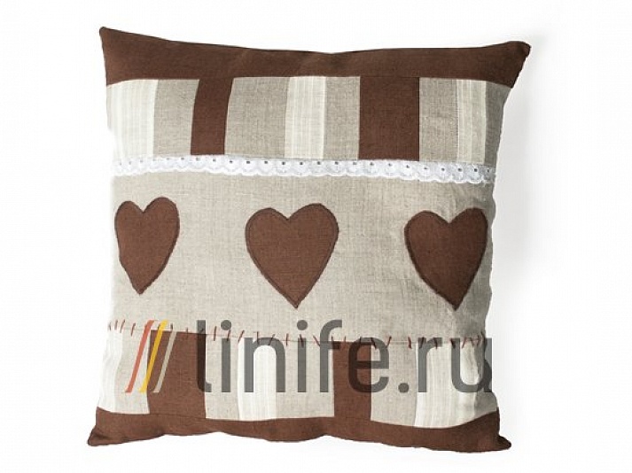 Pillow "In the heart" | Online store of linen products «Linife»