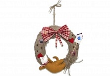 Wreath "Cat in love" | Online store of linen products «Linife»