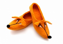Купить Felt slippers "Chanterelles"
