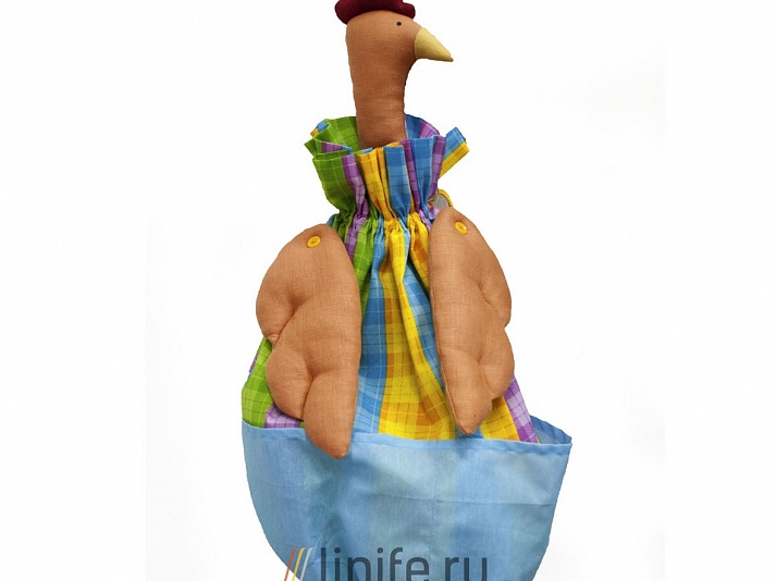 Packet bag "Laying hen" | Online store of linen products «Linife»