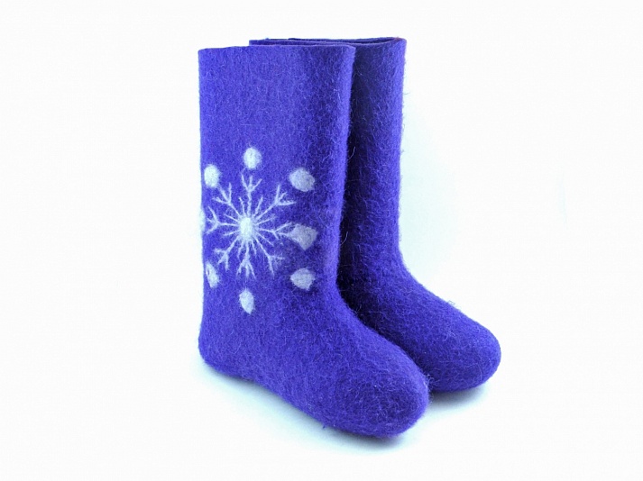 Boots "Snowflake" | Online store of linen products «Linife»