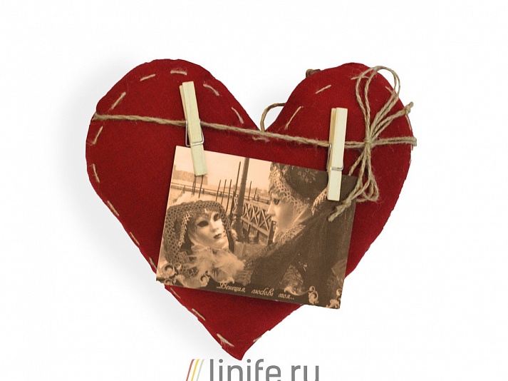 Photo frame "Heart" | Online store of linen products «Linife»