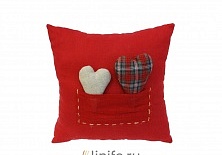 Pillow "Hearts in your pocket" | Online store of linen products «Linife»