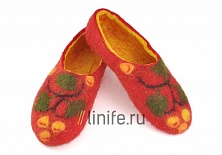 Купить Felt slippers "Berries"