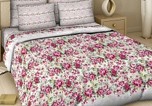 Poplin bed linen "Pink Dream" | Online store of linen products «Linife»