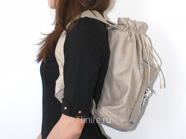 Backpack "Keda" | Online store of linen products «Linife»