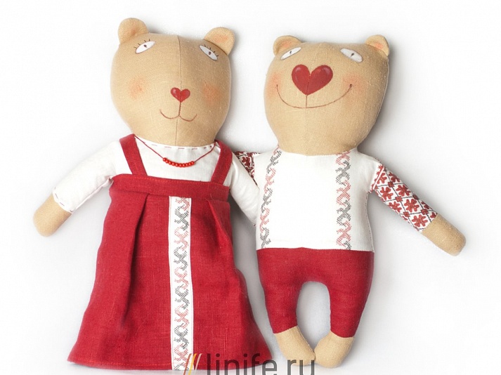Wedding souvenir "Bears" | Online store of linen products «Linife»
