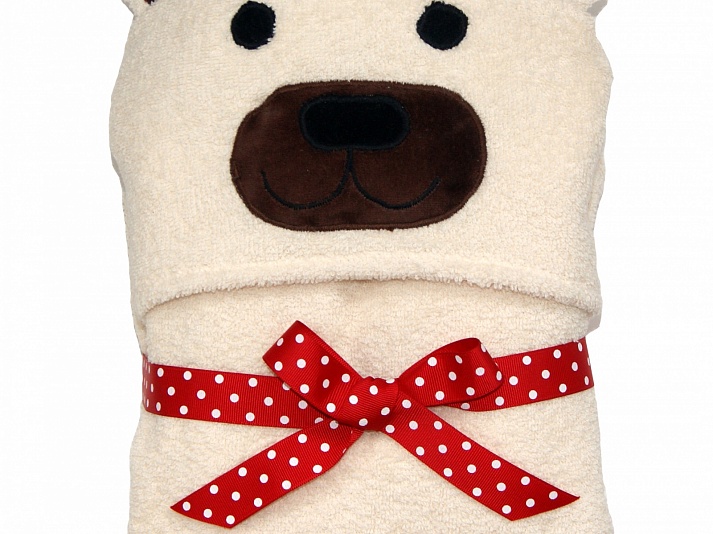 Towel with a hood "Bear" | Online store of linen products «Linife»