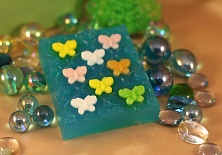 Handmade soap "Butterflies"