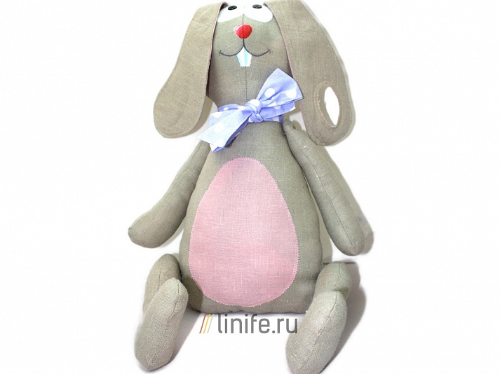 Pillow toy "Hare" | Online store of linen products «Linife»