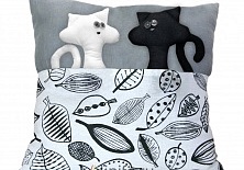Pillow "Cats in your pocket" | Online store of linen products «Linife»