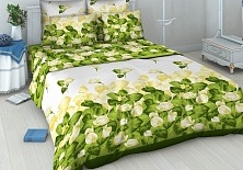 Bed linen from calico "Calla" | Online store of linen products «Linife»