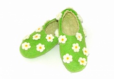 Купить Felt slippers "Flower meadow"