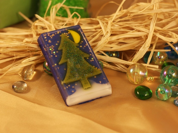 Handmade soap "Winter Fairy Tale" | Online store of linen products «Linife»