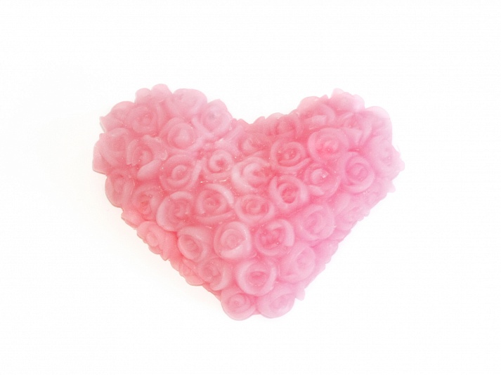 Handmade soap "Rose Heart" | Online store of linen products «Linife»