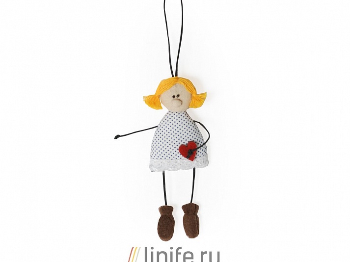 Slavic amulet "Girl with tails" | Online store of linen products «Linife»