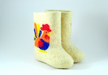 Children's felt boots "Petushok"