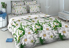 Bed linen from coarse calico "Idily"