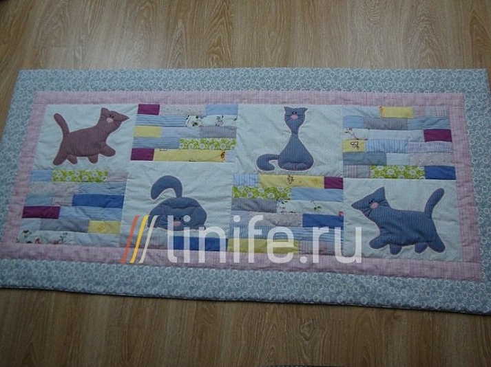 Baby blanket "Cats" | Online store of linen products «Linife»