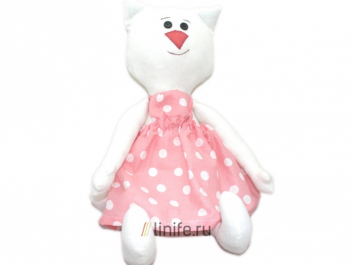 Doll "Cat Martha" | Online store of linen products «Linife»