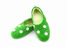 Купить Felt slippers "Cups"