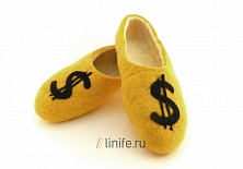 Купить Felt slippers "Income"