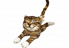 Pillow "Satisfied cat" | Online store of linen products «Linife»