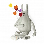 Doll "Hare with hearts"