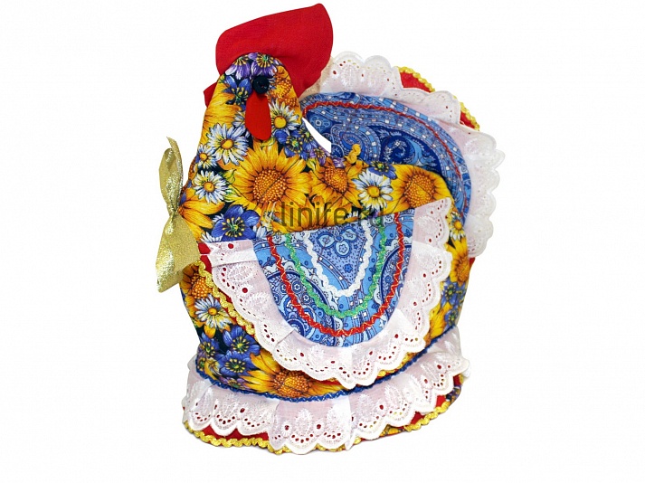 Teapot-warmer "Cockerel" | Online store of linen products «Linife»