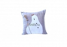 Pillow "Snowman" | Online store of linen products «Linife»