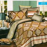 Poplin bed linen "Rhombics"