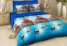 Poplin bed linen "Venice" | Online store of linen products «Linife»