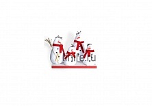 Toy "Family of snowmen" | Online store of linen products «Linife»