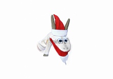 Antistress mitten "New Year's goat"