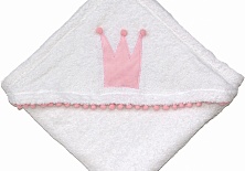 Towel with a hood "Princess"