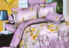 Poplin bed linen "Ice" | Online store of linen products «Linife»