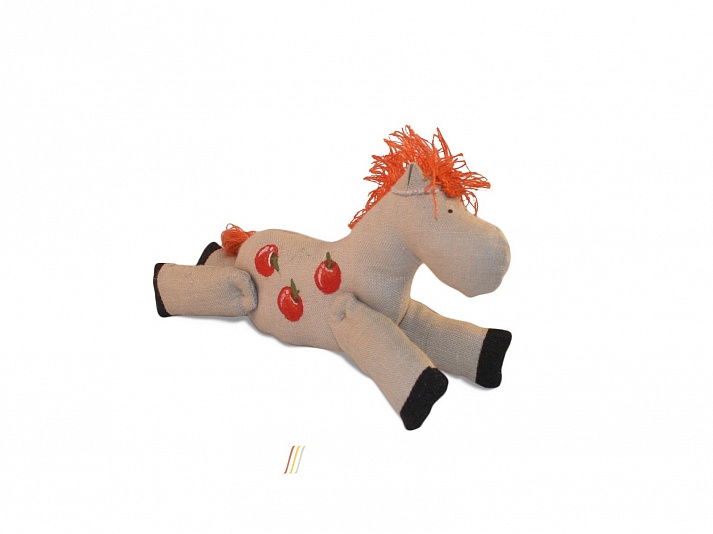 Doll "Horse in apples" | Online store of linen products «Linife»