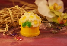 Handmade soap "Basket with flowers"