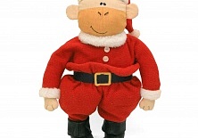 Doll "Monkeys Santa" | Online store of linen products «Linife»