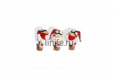 Antistress mitten "Merry Santa" | Online store of linen products «Linife»