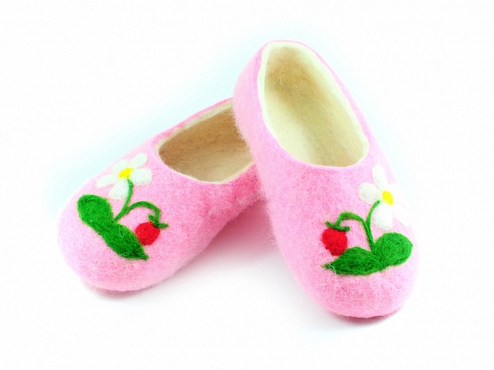 Children's slippers "Polyanka" | Online store of linen products «Linife»