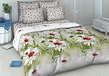 Bed linen from coarse calico "Ladybugs"
