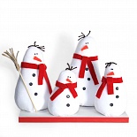 Toy "Family of snowmen"