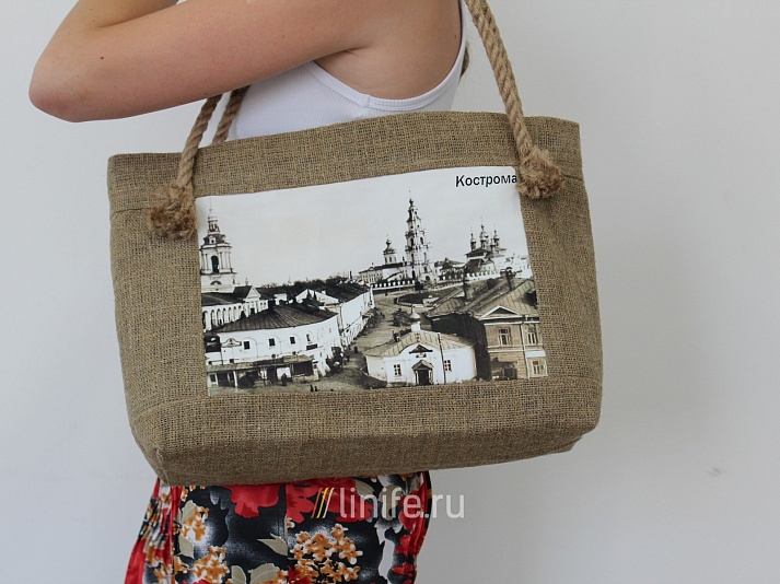 Linen bag "Photo on canvas" | Online store of linen products «Linife»
