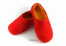 Купить Felt slippers "Zarya"
