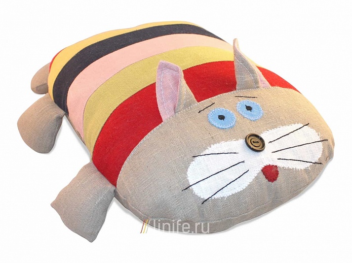 Pillow toy "Cat-loaf" | Online store of linen products «Linife»