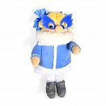 Doll "Snow Maiden with glasses"