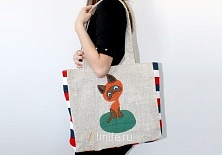 Bag "Kitten Woof" | Online store of linen products «Linife»