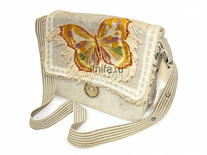 Bag "Butterfly" | Online store of linen products «Linife»